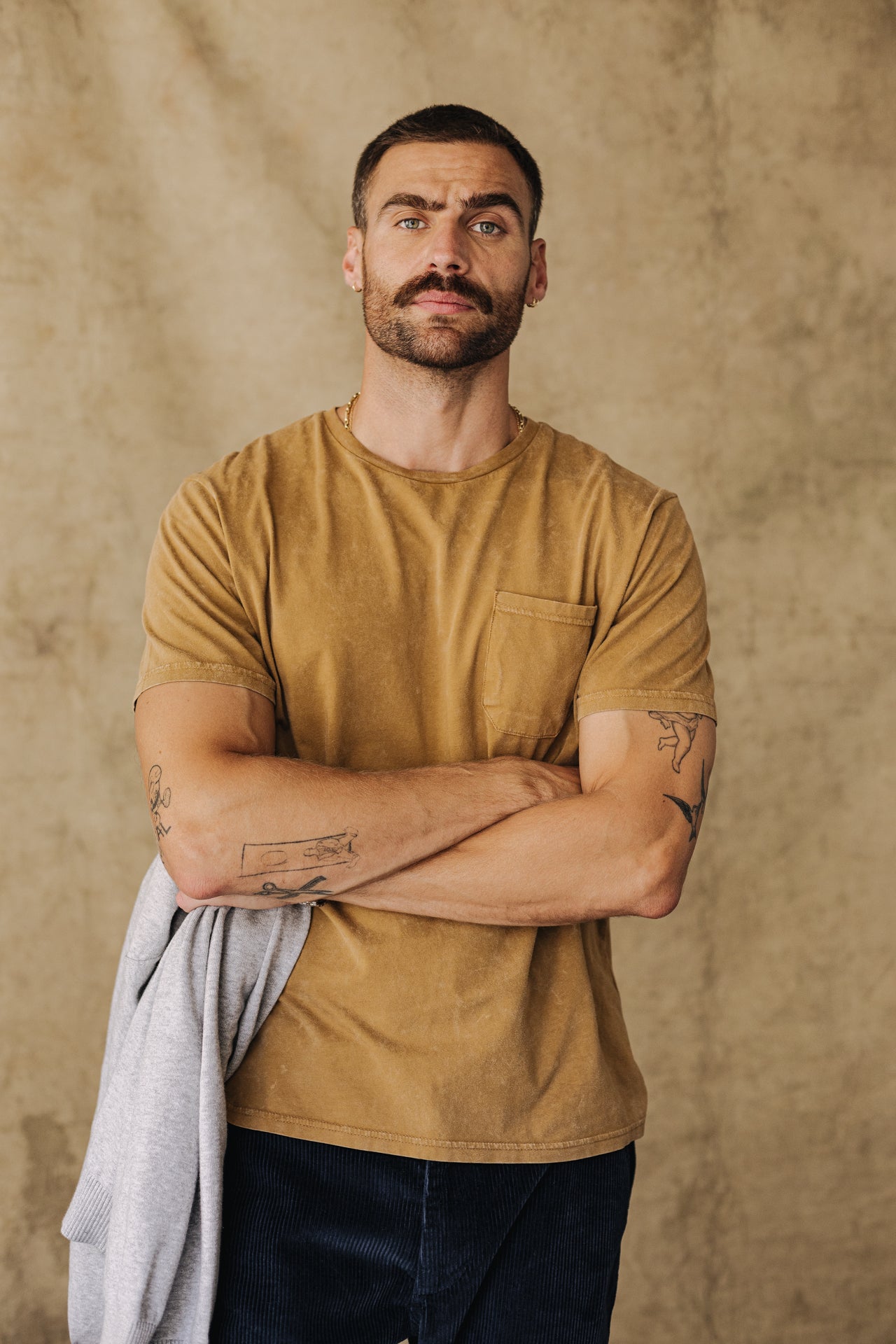 

T-Shirt col rond Hombres Flavio Illinois breen | Freeman T. Porter
