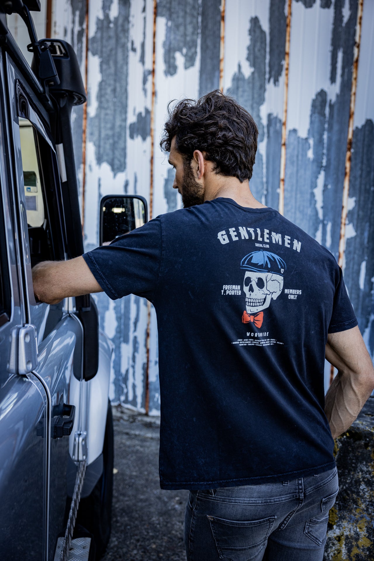

T-Shirt col rond Hombres Octave Gentleman anthra | Freeman T. Porter