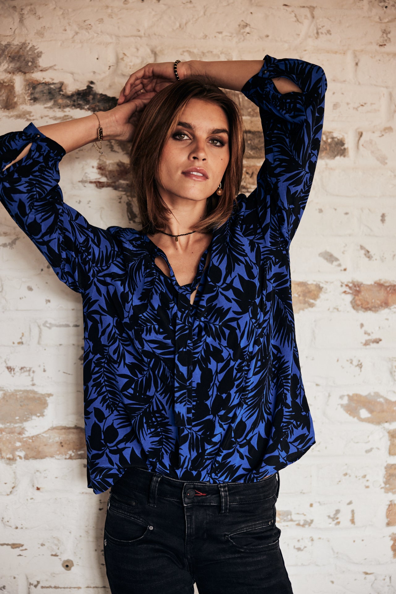 

Langarm-Top Damen Baia Acacia electric blue | Freeman T. Porter