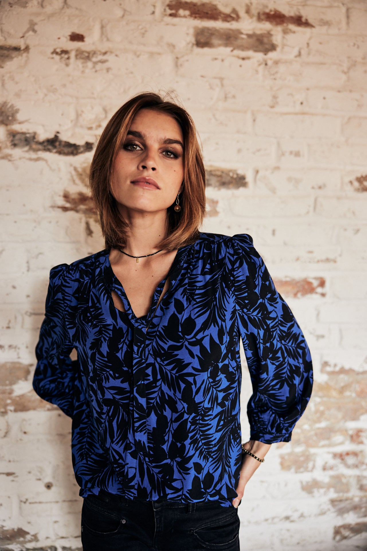 

Langarm-Top Damen Baia Acacia electric blue | Freeman T. Porter