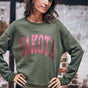 

Sweat col rond Femme Solene Print Dakota khaki | Freeman T. Porter