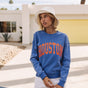 

Sweat col rond Frau Solene Print Houston princess blue | Freeman T. Porter