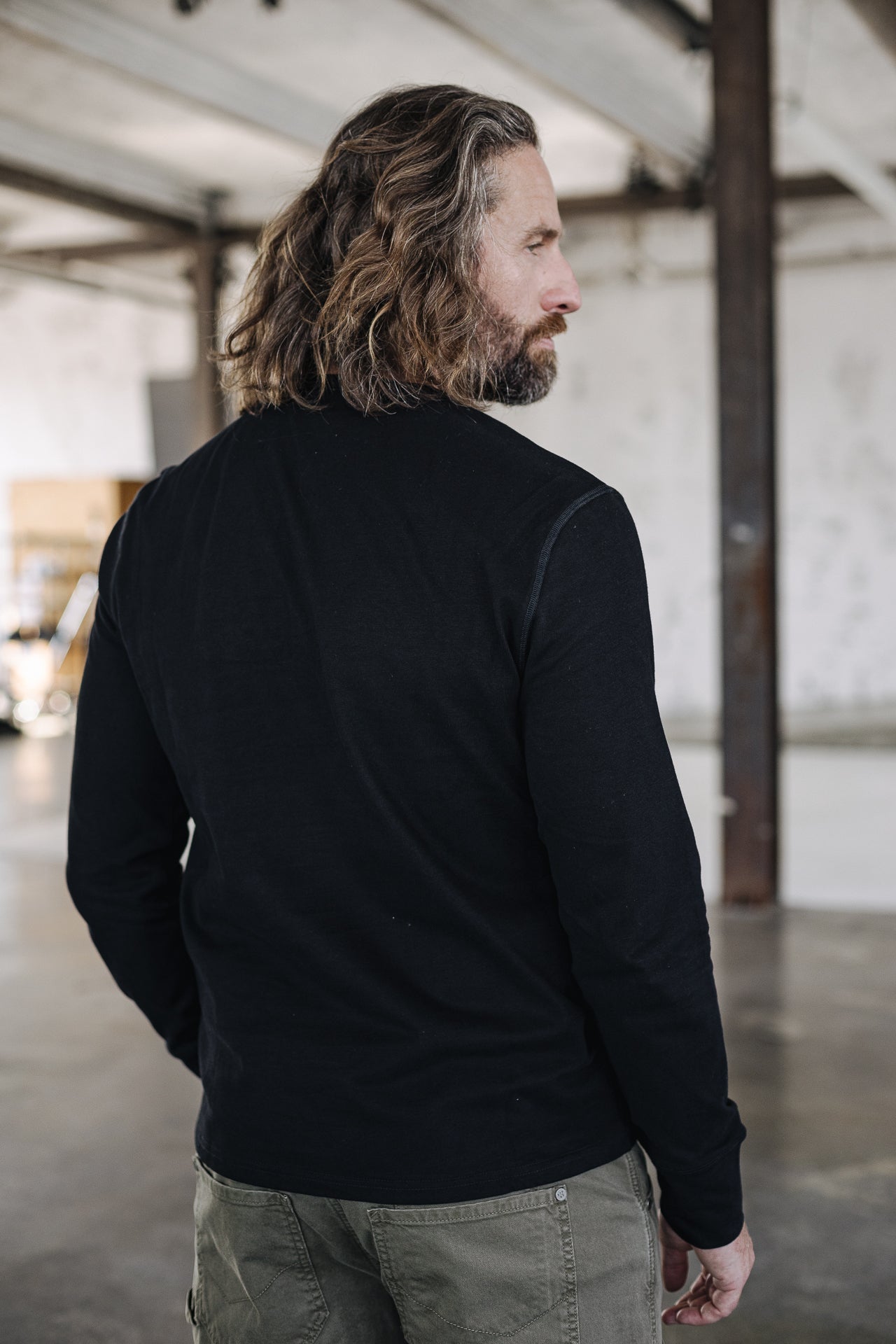 

T-Shirt manches longues Hombres Warren Hambourg black | Freeman T. Porter