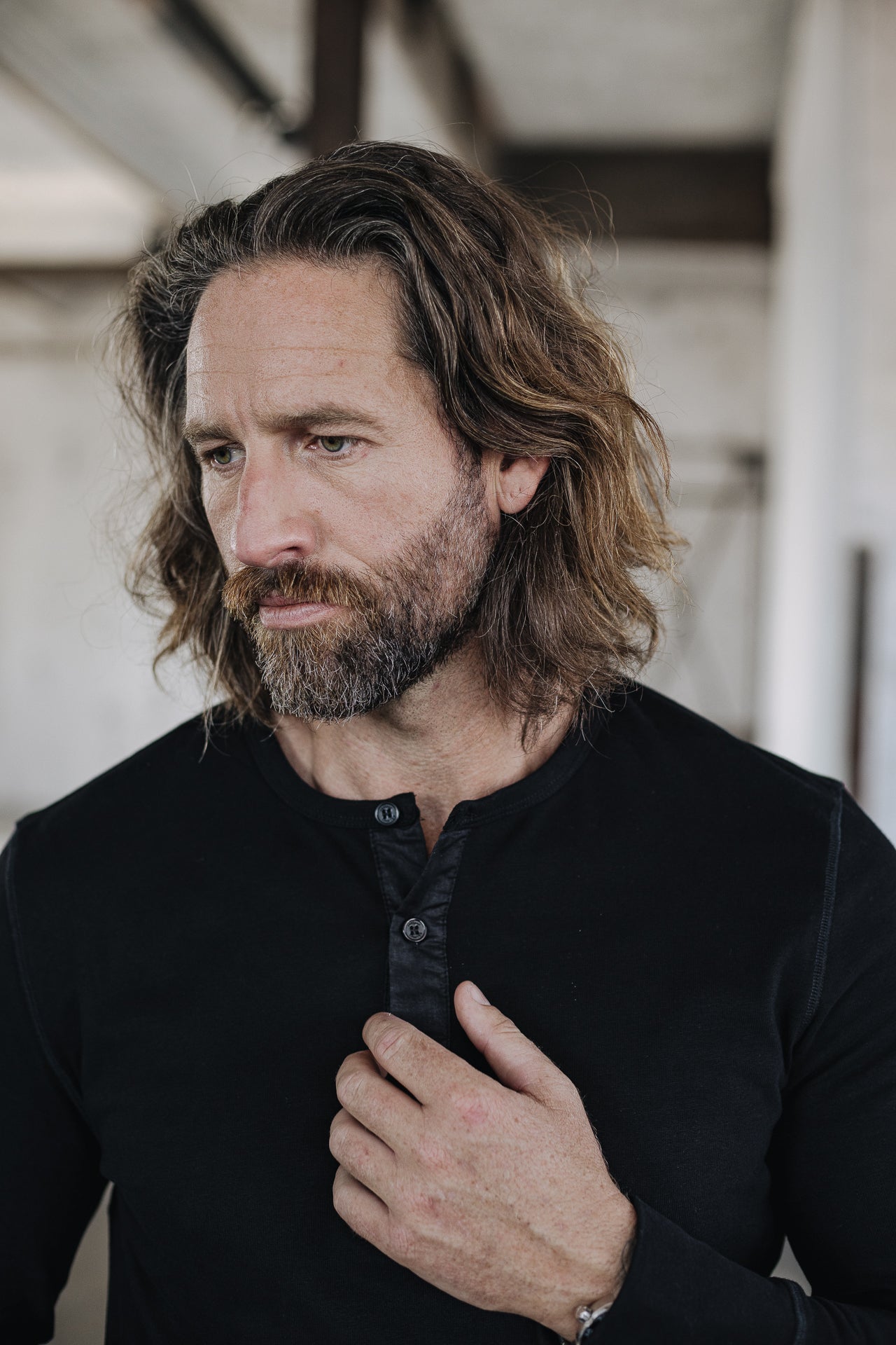 

T-Shirt manches longues Hombres Warren Hambourg black | Freeman T. Porter