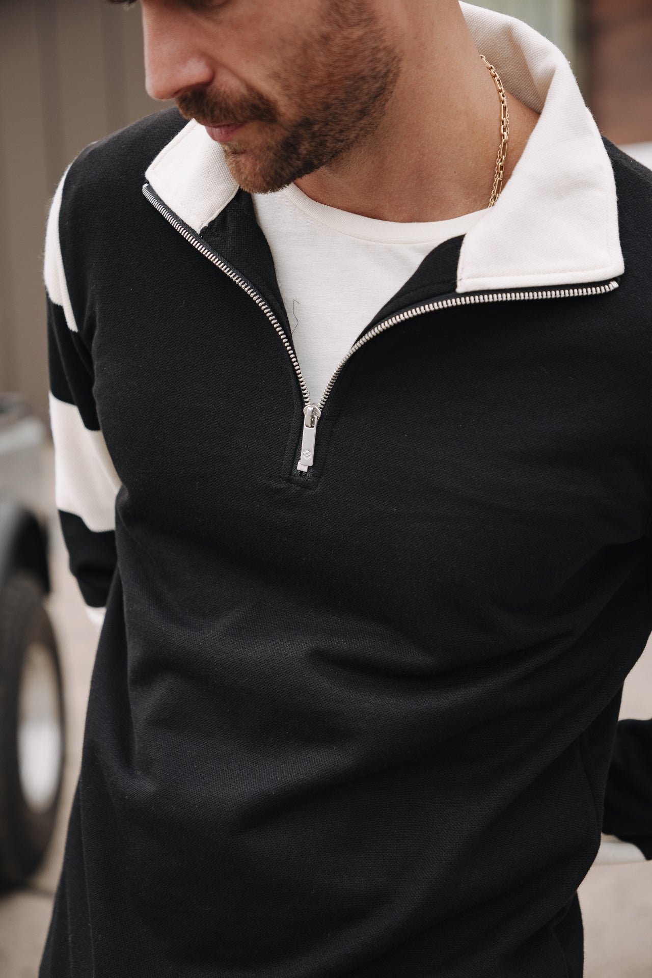 

Polo manches longues Hombres Hiram Soccer black | Freeman T. Porter