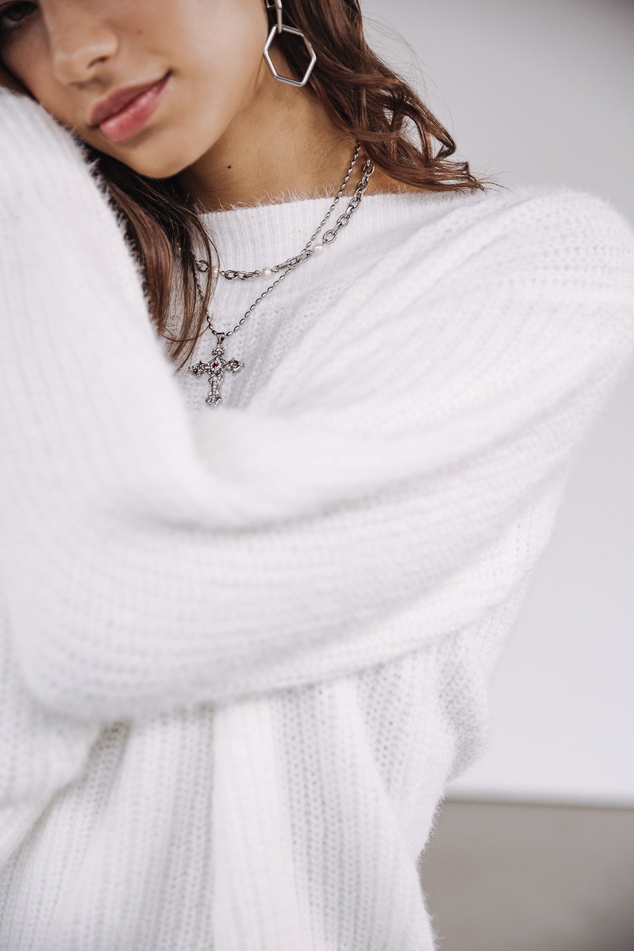 
              

Pull col bateau Femme Peria Rib white | Freeman T. Porter
            