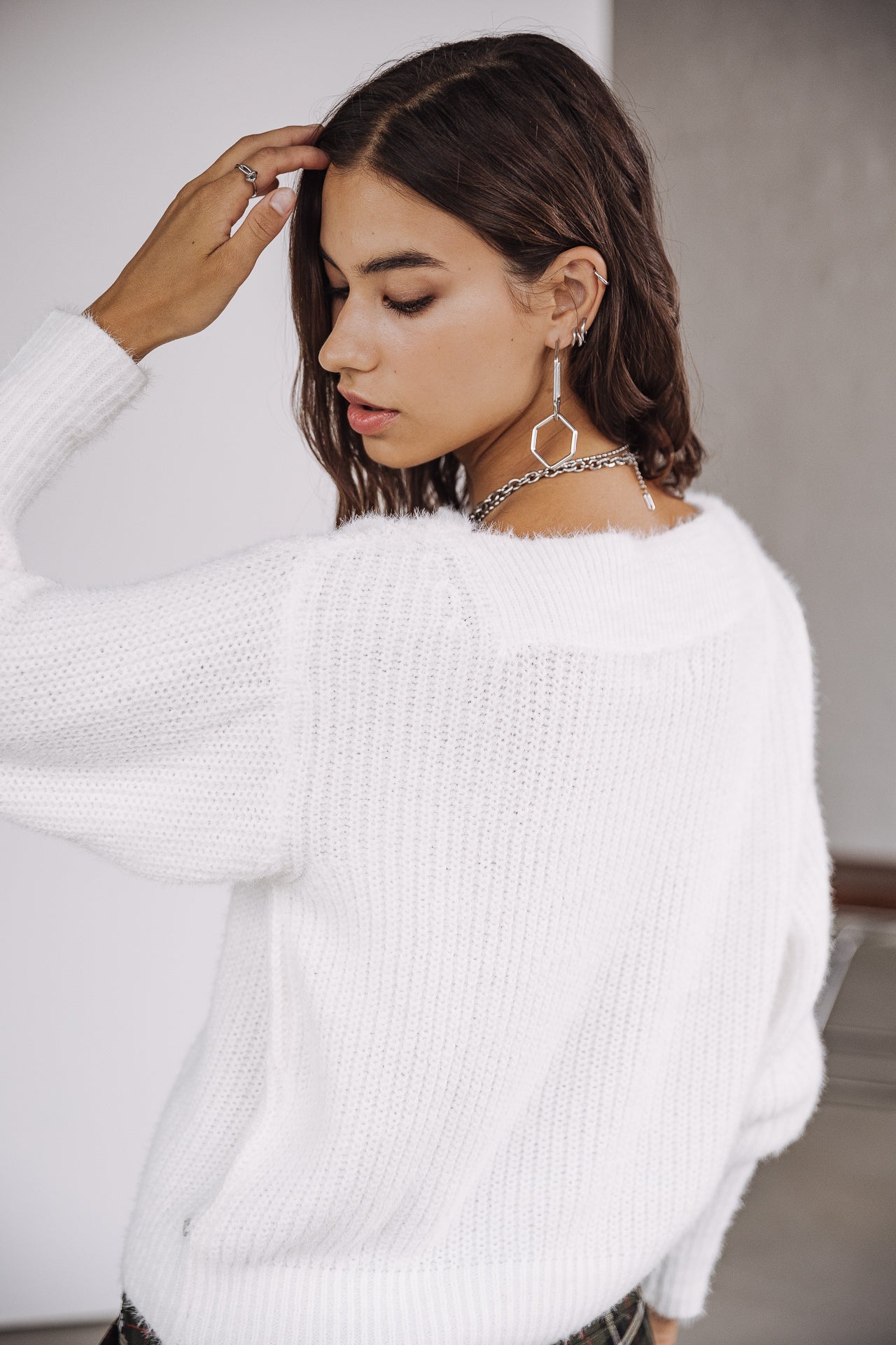 

Pull col bateau Femme Peria Rib white | Freeman T. Porter