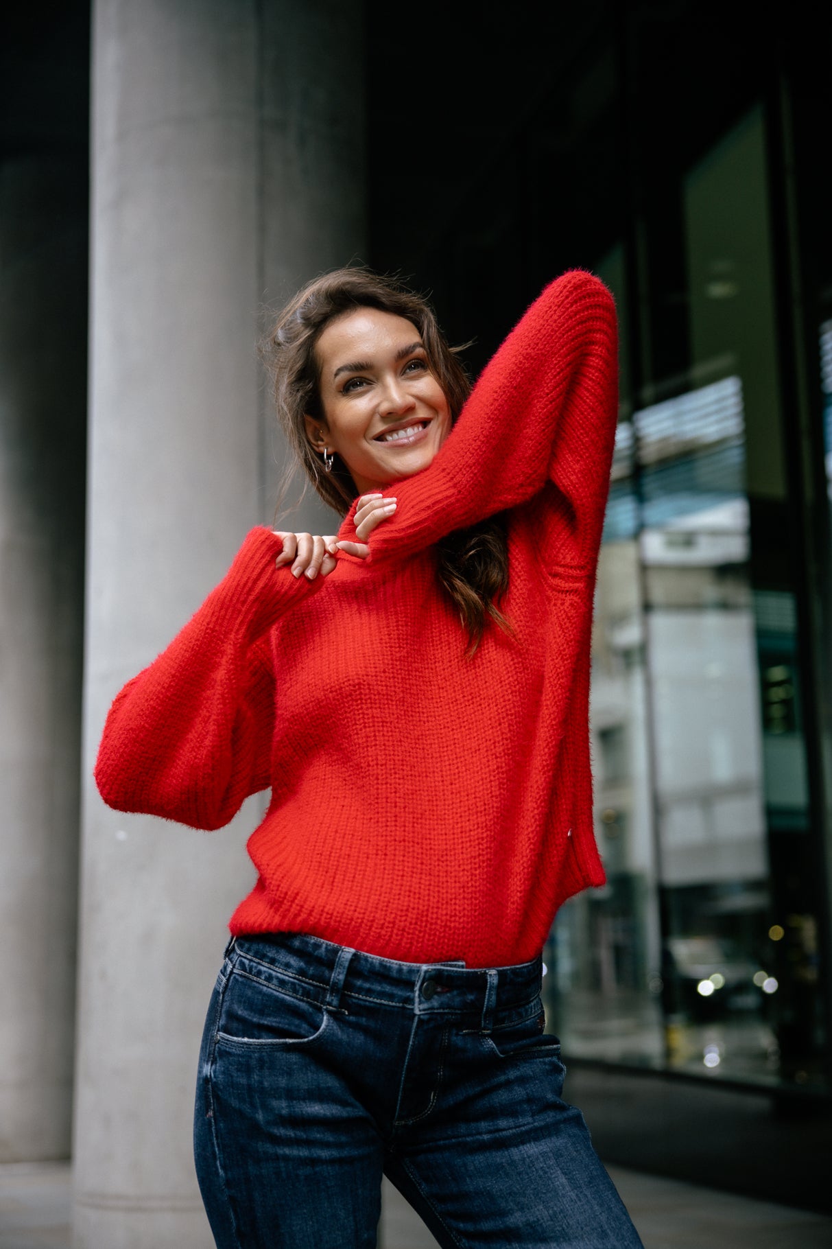 

Pull col bateau Frau Peria Rib salsa | Freeman T. Porter