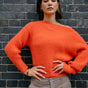 

Pull col bateau Frau Peria Rib mandarin | Freeman T. Porter