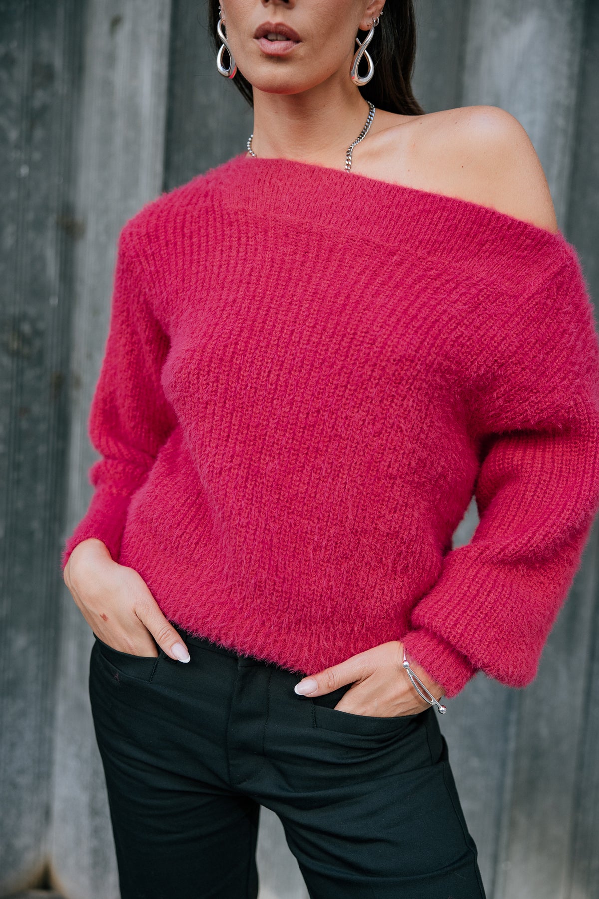  
            

Pull col bateau Femme Peria Rib paradise pink | Freeman T. Porter
          