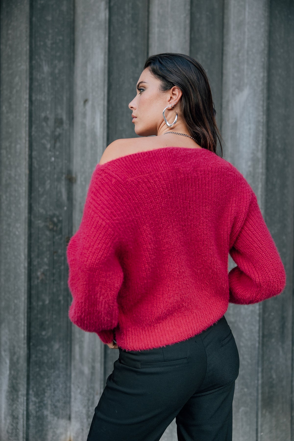 

Camisola com decote barco Mulher Peria Rib paradise pink | Freeman T. Porter