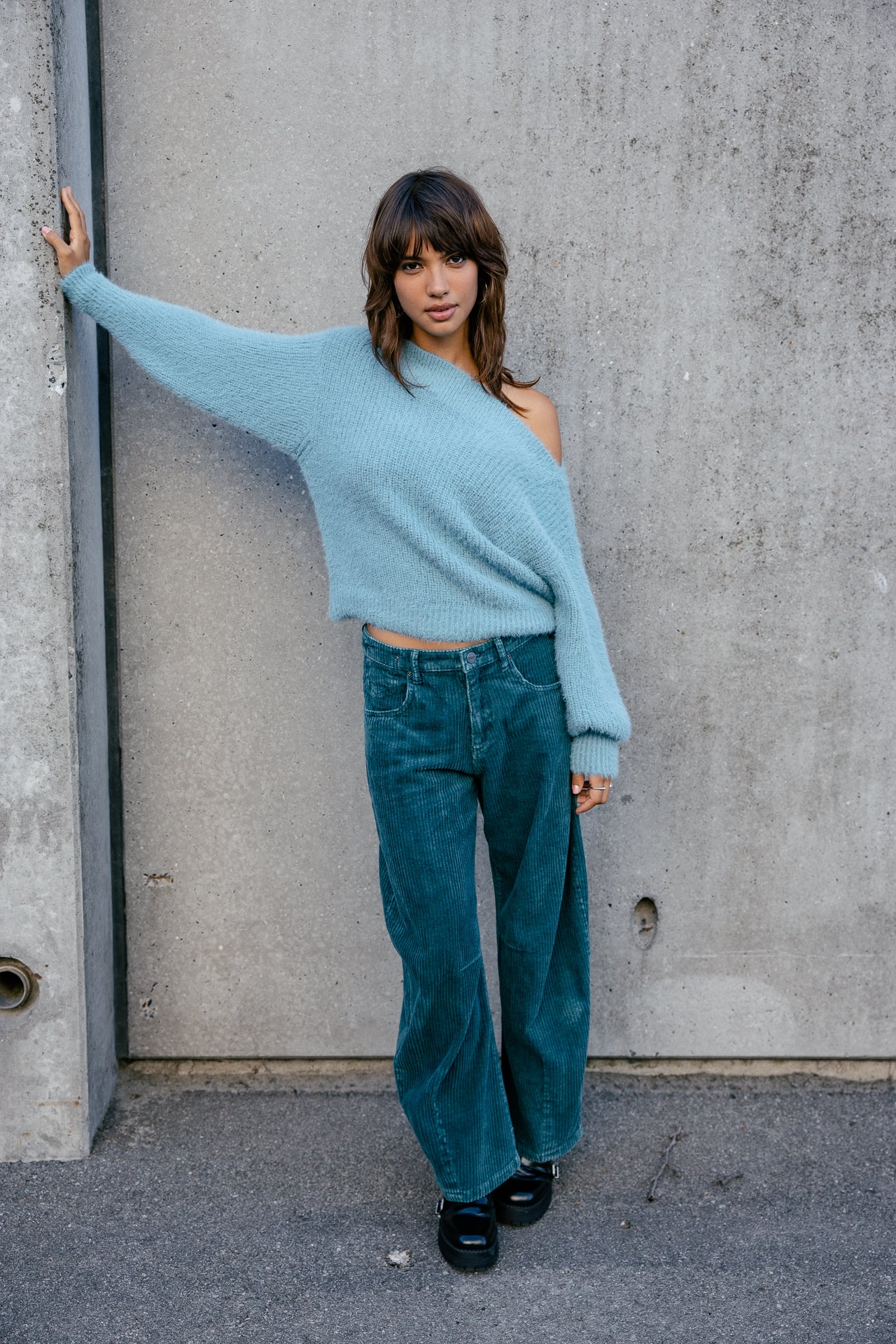 

Pull col bateau Femme Peria Rib stillwater | Freeman T. Porter
