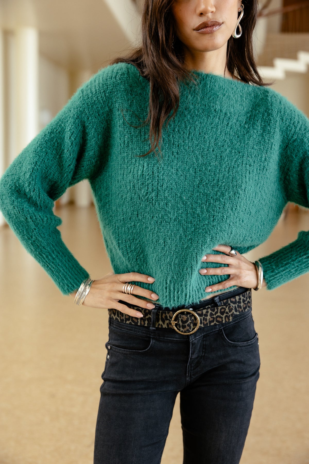   
            

Pull col bateau Femme Peria Rib antique green | Freeman T. Porter
          