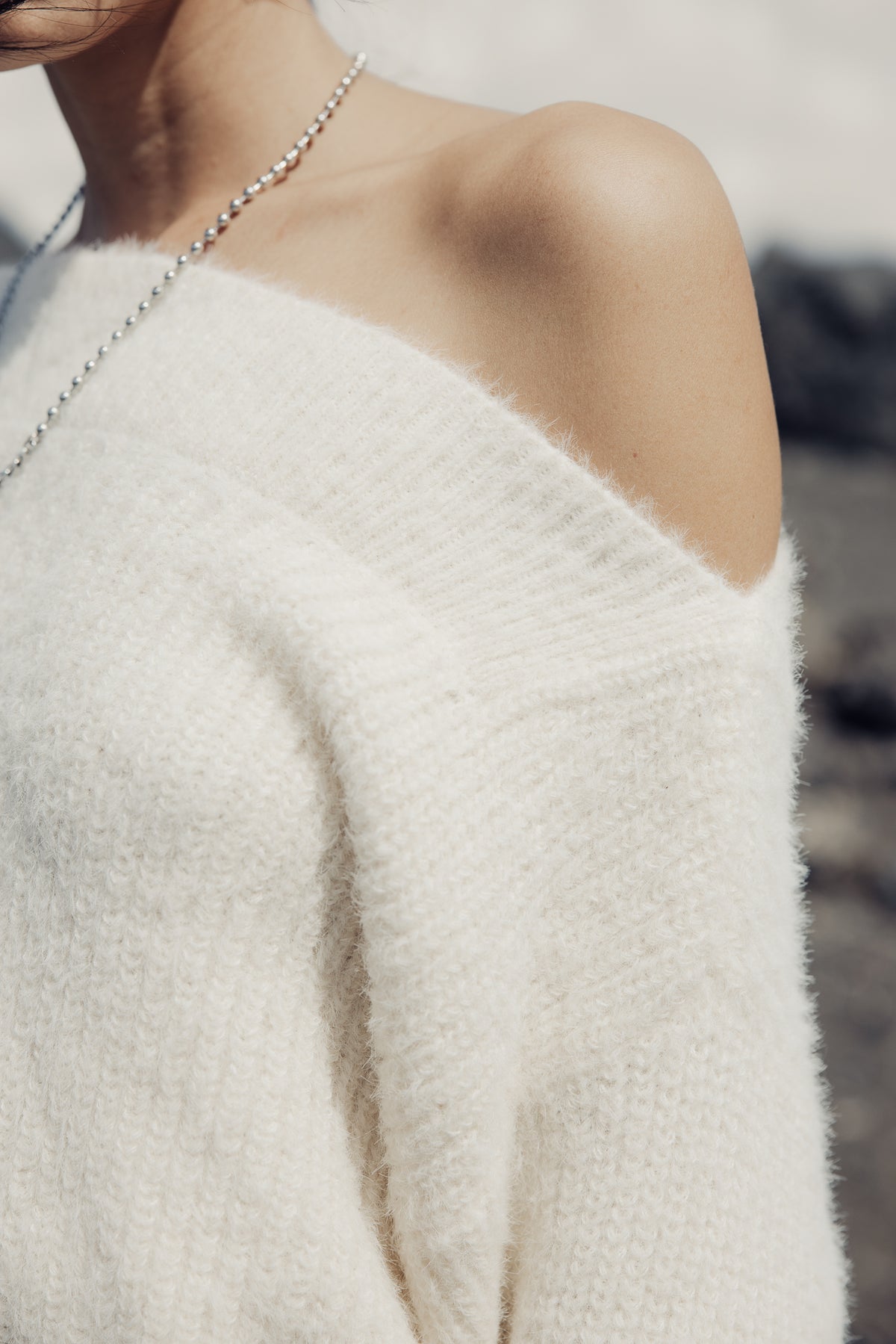 
              

Boat Neck Pullover Damen Peria Rib birch | Freeman T. Porter
            