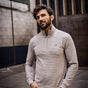 

Pull col montant zipé Men Franky Ottoman beige melange | Freeman T. Porter