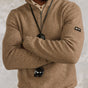 

Pull col montant zippé Hombres Franky Kiruna brown melange | Freeman T. Porter