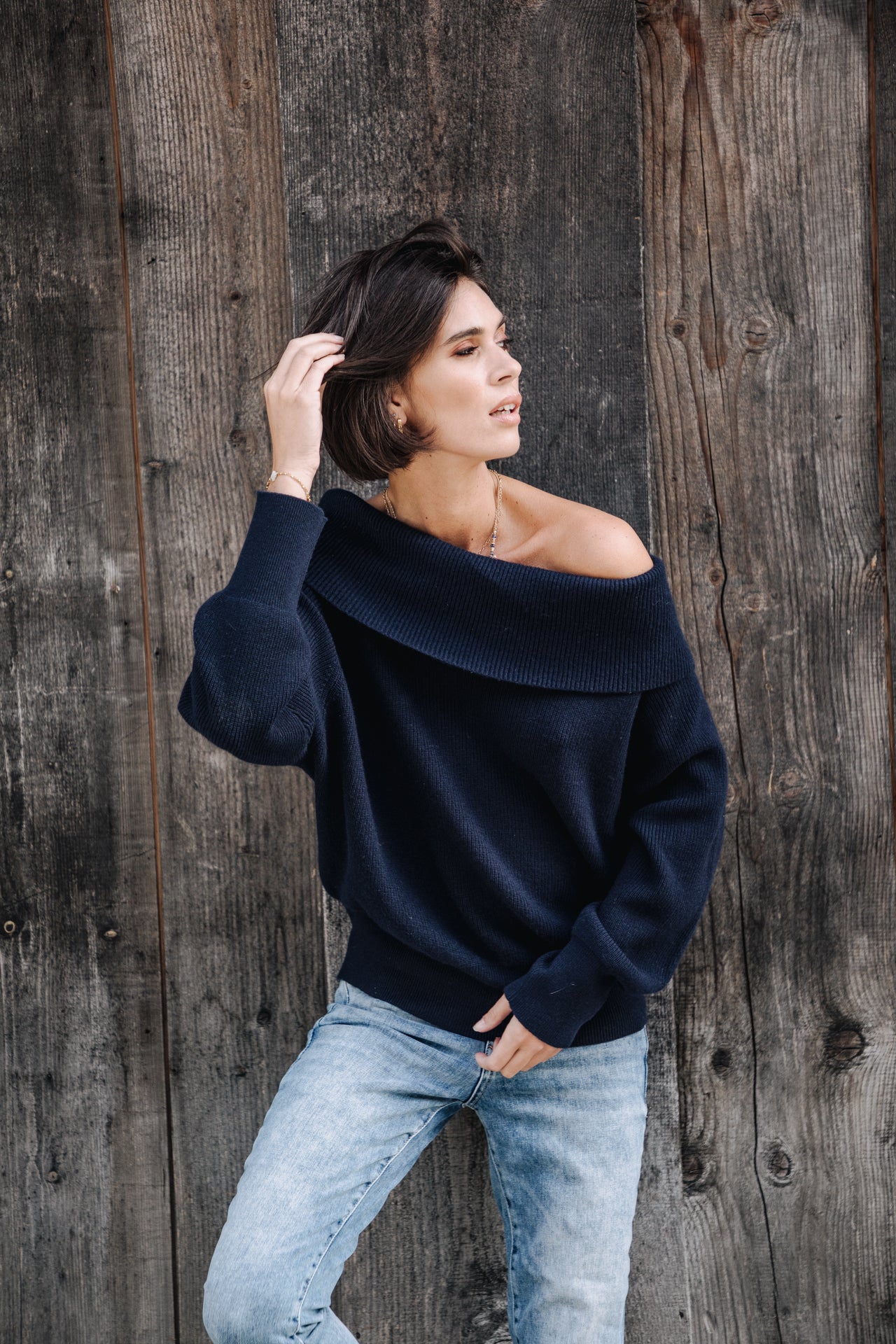 

Pull manches longues Woman Polina total eclipse | Freeman T. Porter