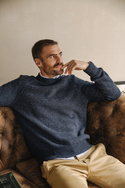 

Rundhals-Pullover Herren Arthus Hanko storm | Freeman T. Porter