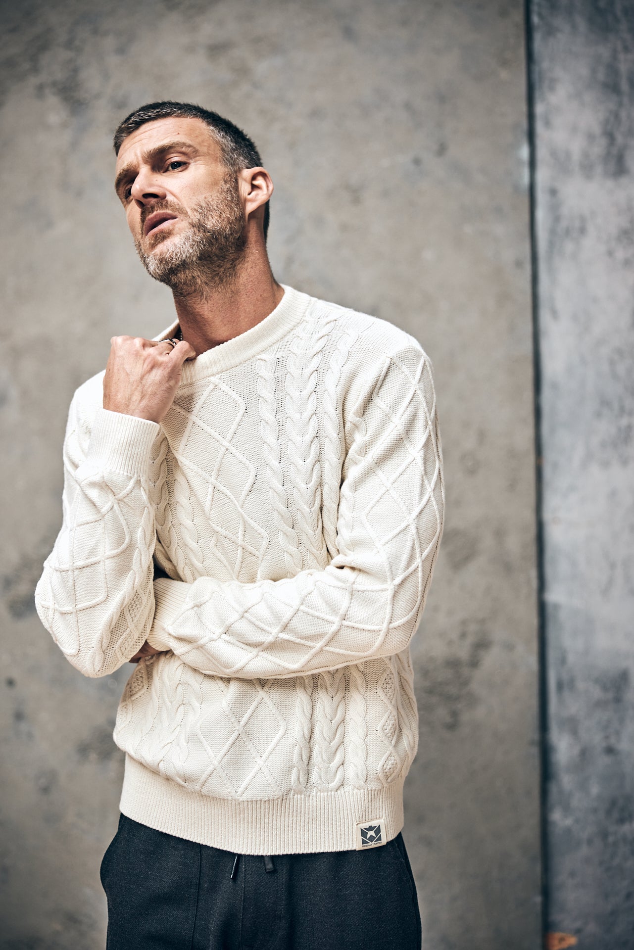 
              

Pull col rond Men Karl Falun egret | Freeman T. Porter
            