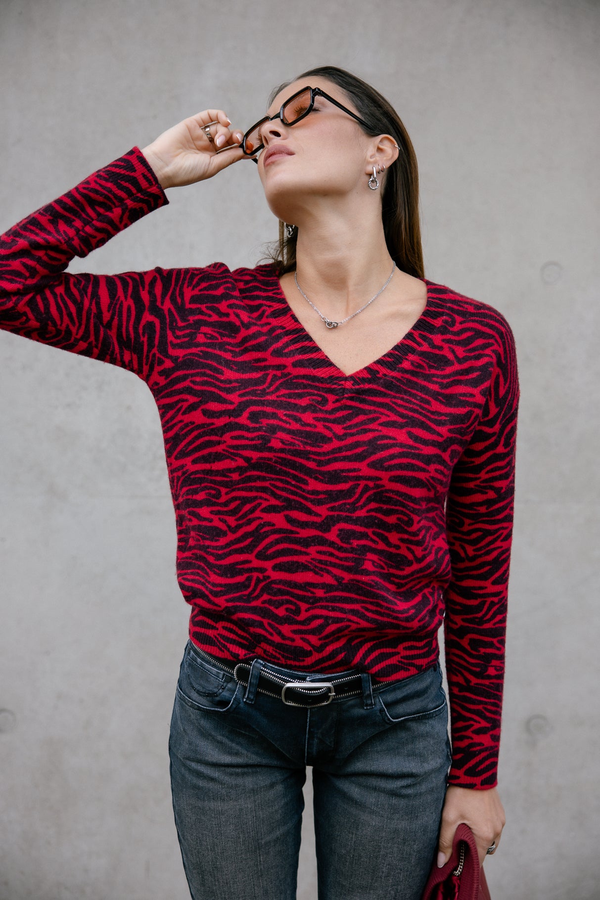   
            

Pull imprimé zebré Frau Parina Zebra crimson | Freeman T. Porter
          