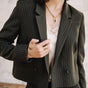

Blazer court Femme Océane Buren Khaki forest night | Freeman T. Porter