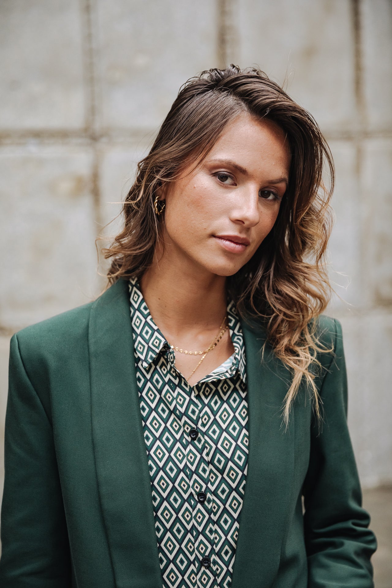 

Blazer cintré Femme Stessy Polyneo green gables | Freeman T. Porter