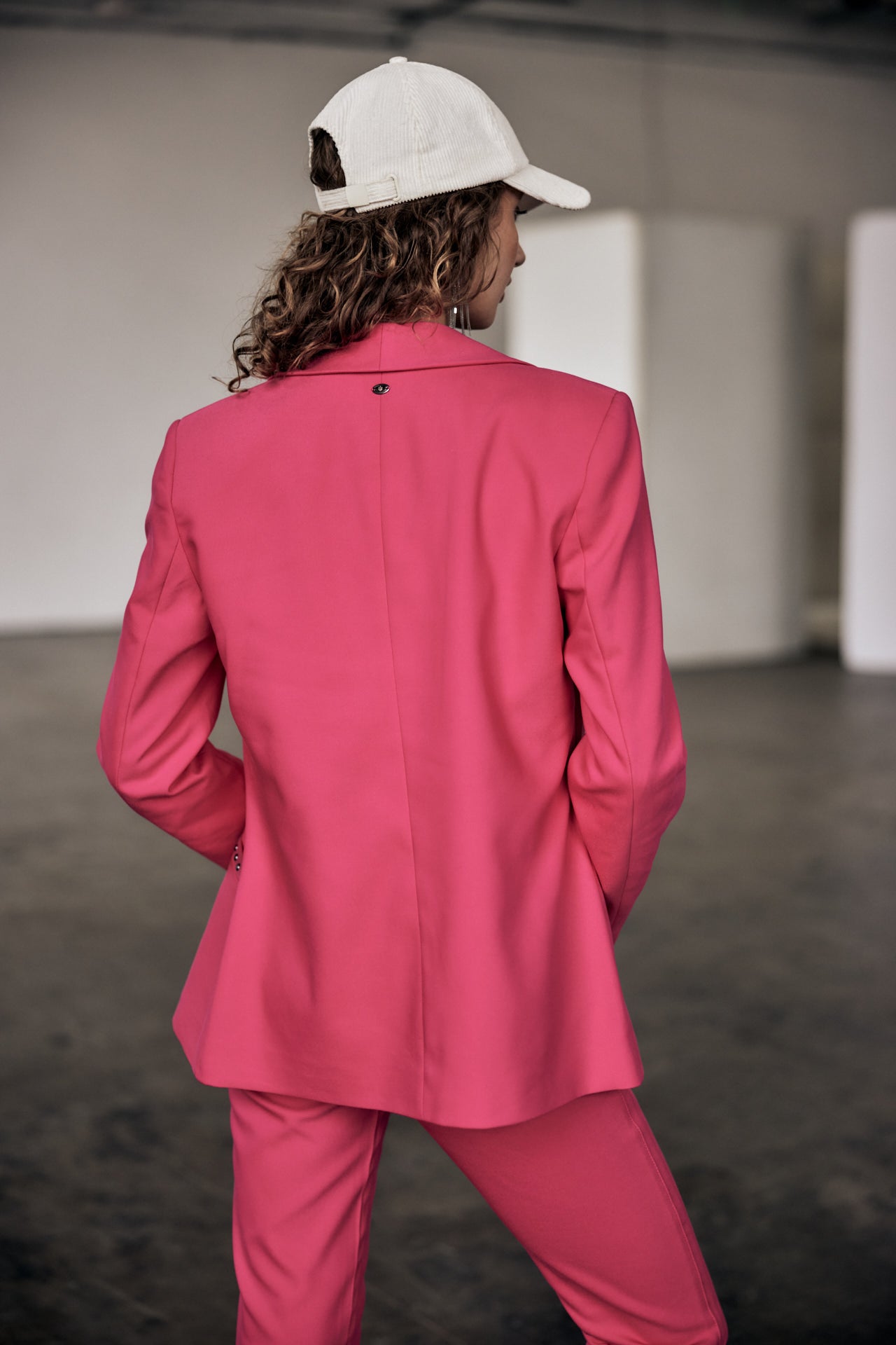 

Blazer cintré Femme Stessy Polyneo raspberry sorbet | Freeman T. Porter