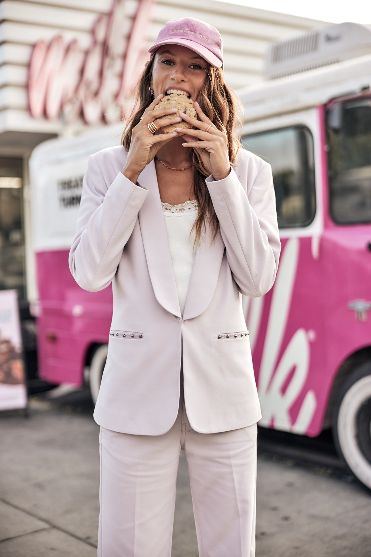 

Blazer cintré Femme Stessy Polyneo lilac | Freeman T. Porter
