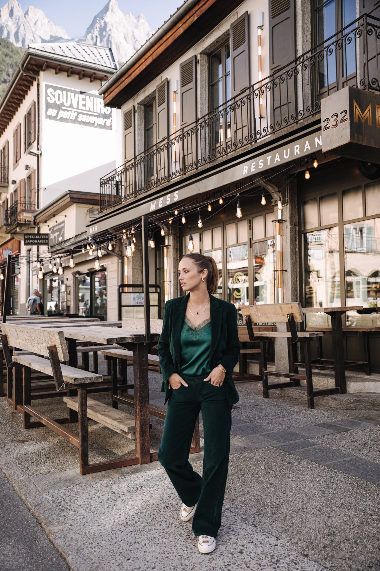 

Blazer large Femme Bernie Velvet ponderosa pine | Freeman T. Porter