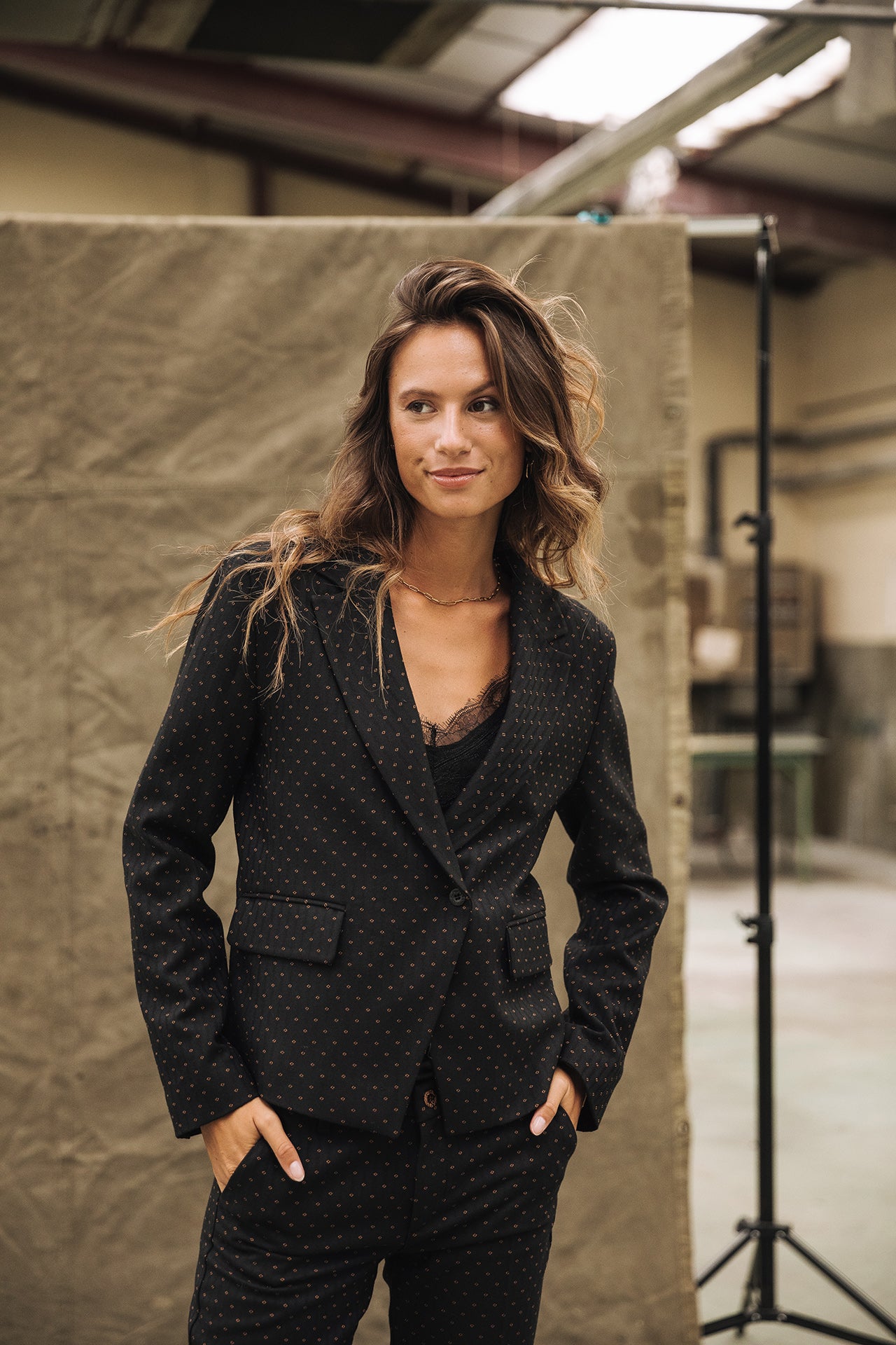 

Blazer asymétrique Femme Amanda Venezia black | Freeman T. Porter