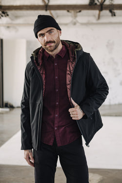 

Short Jacket Hombre Belleau black | Freeman T. Porter