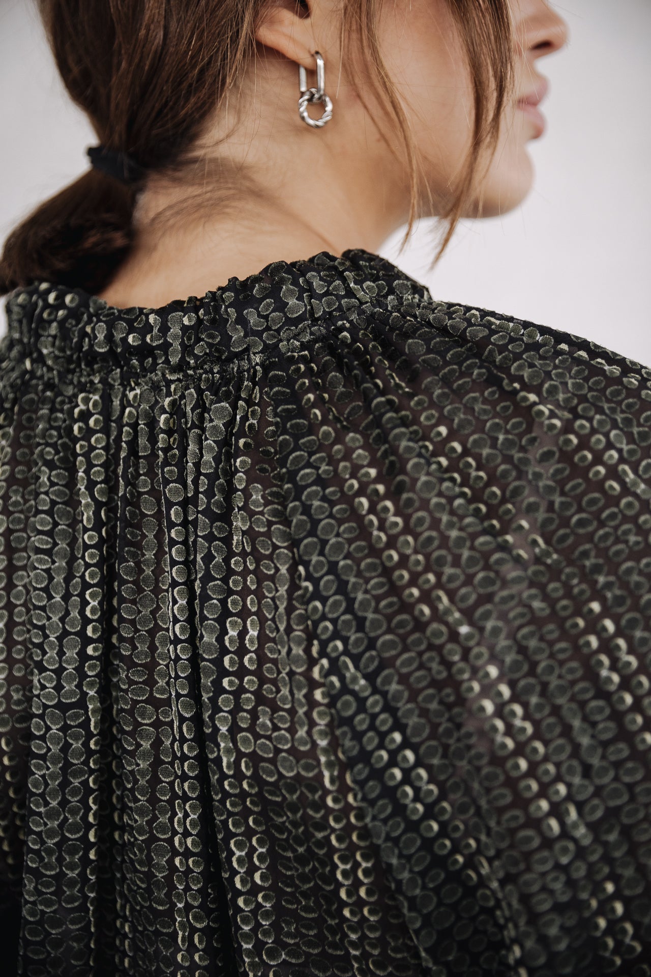 

Blouse oversize Femme Coraline Écaille black | Freeman T. Porter