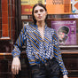 

Top manches longues Mujer Belona Zag electric blue | Freeman T. Porter