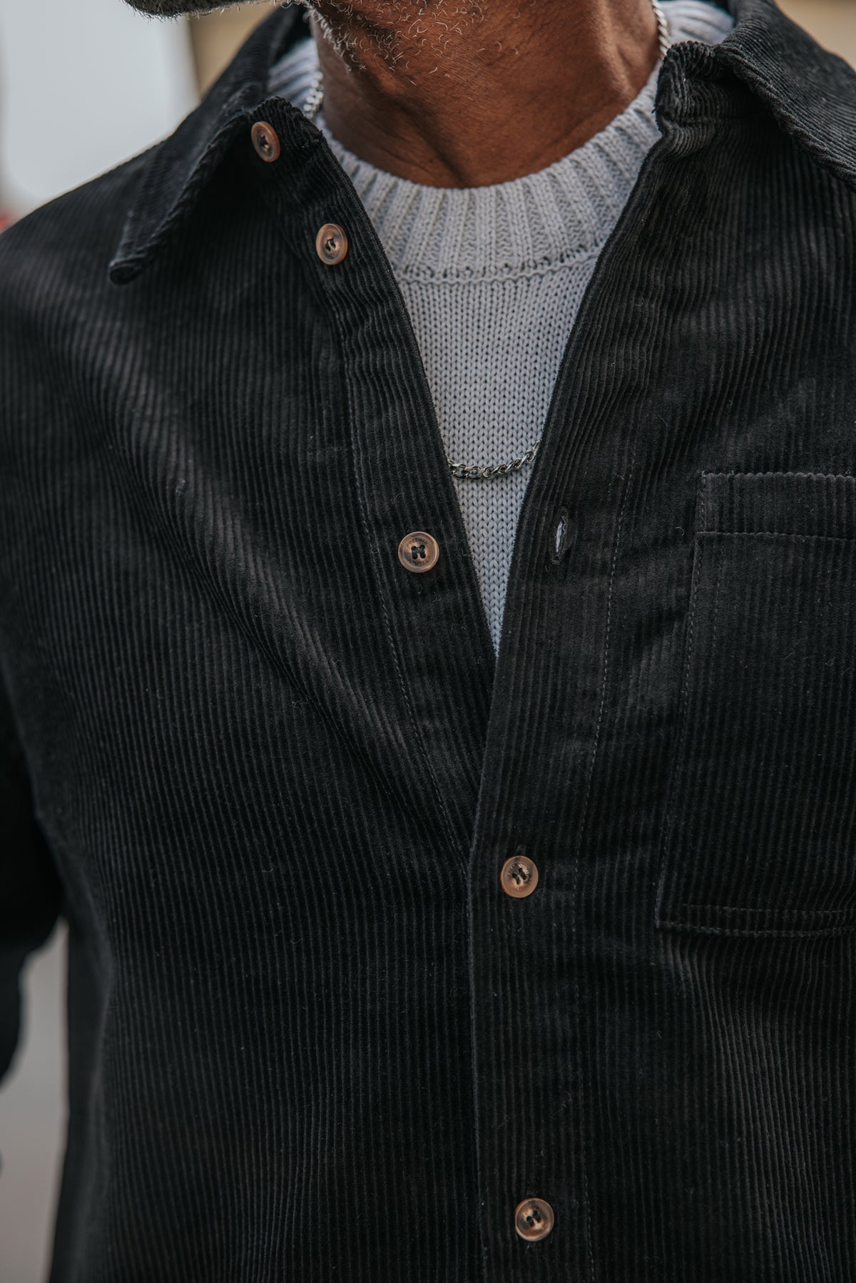 
              

Samthemd Herren Paolo Corduroy black | Freeman T. Porter
            