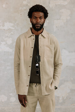 

Camisa de pana Hombre Paolo Corduroy abbey stone | Freeman T. Porter