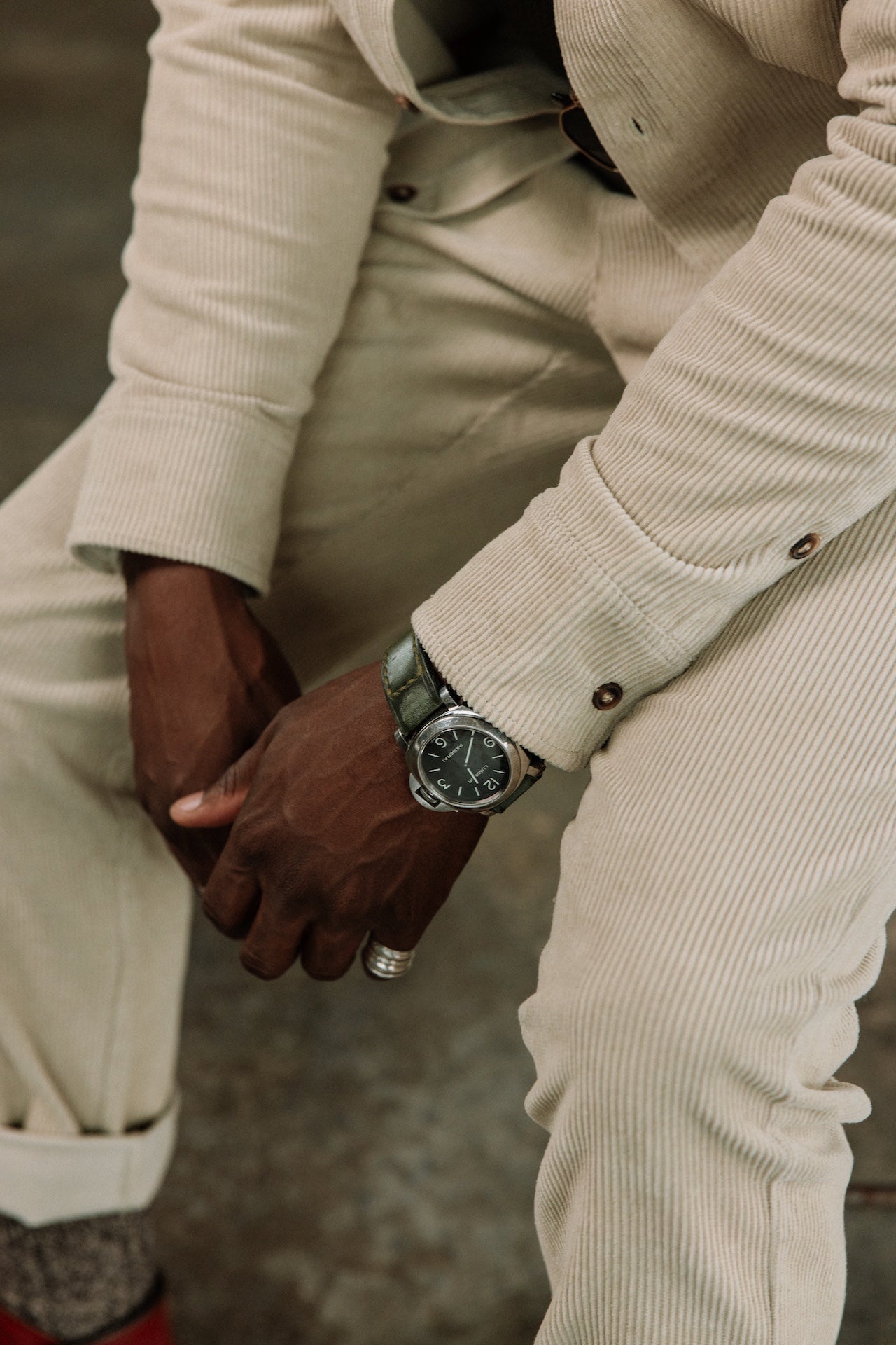 

Chemise en velours Men Paolo Corduroy abbey stone | Freeman T. Porter