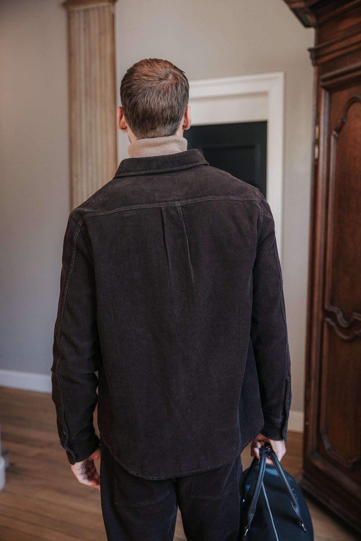 

Cordhemd Herren Paolo Corduroy chocolate torte | Freeman T. Porter
