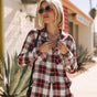 

Top manches longues Femme Tickya Plaid white | Freeman T. Porter