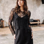 

Robe en satin Femme Ritania Lace black | Freeman T. Porter