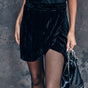 

Jupe courte en velours Femme Joycelina Velvet black | Freeman T. Porter