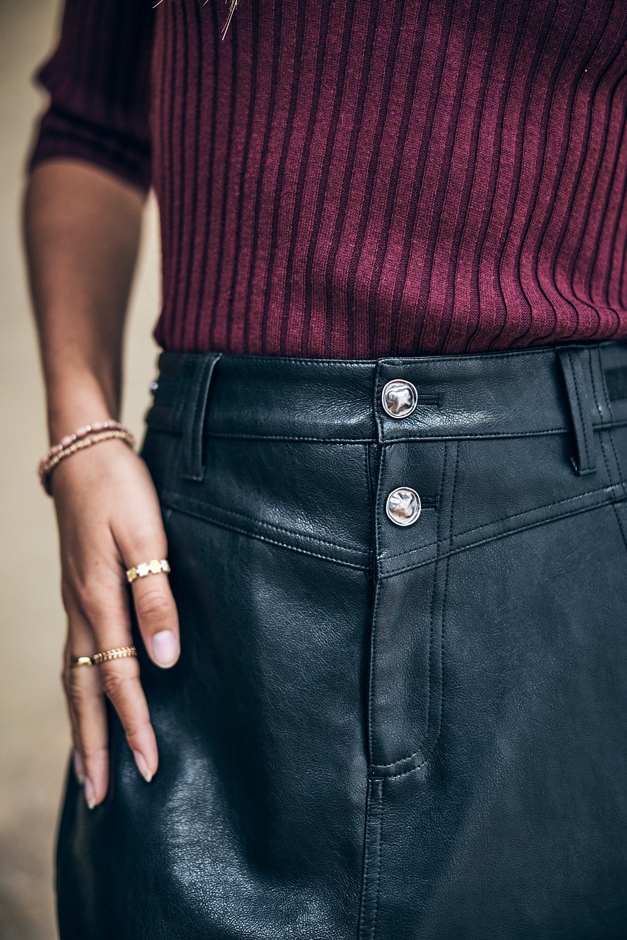 

Pull manches 3/4 Femme Parson prune | Freeman T. Porter