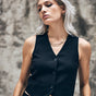 

Gilet Femme Gladys Flocky Dots black | Freeman T. Porter