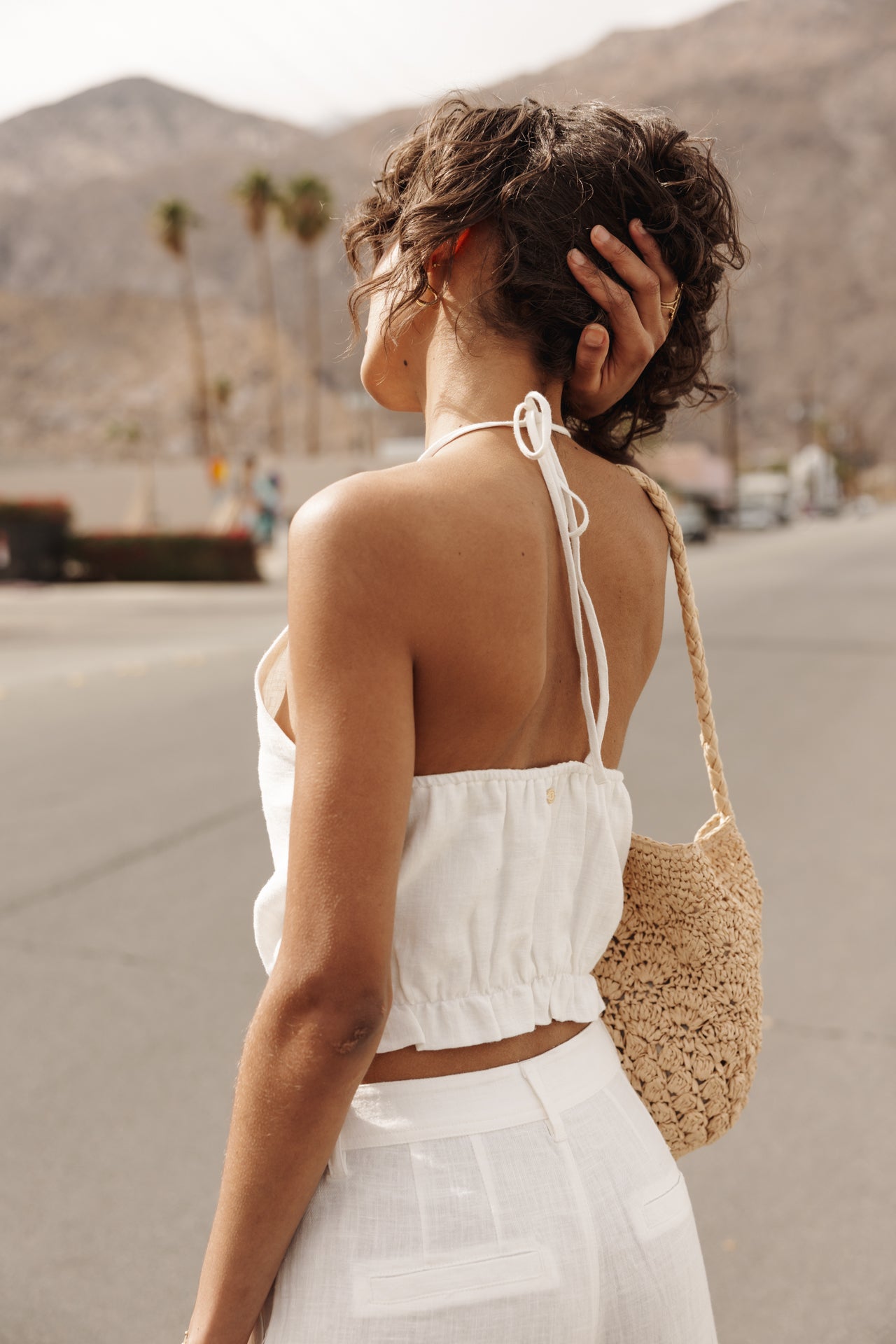 

Halter top Woman Louisa Natural egret | Freeman T. Porter