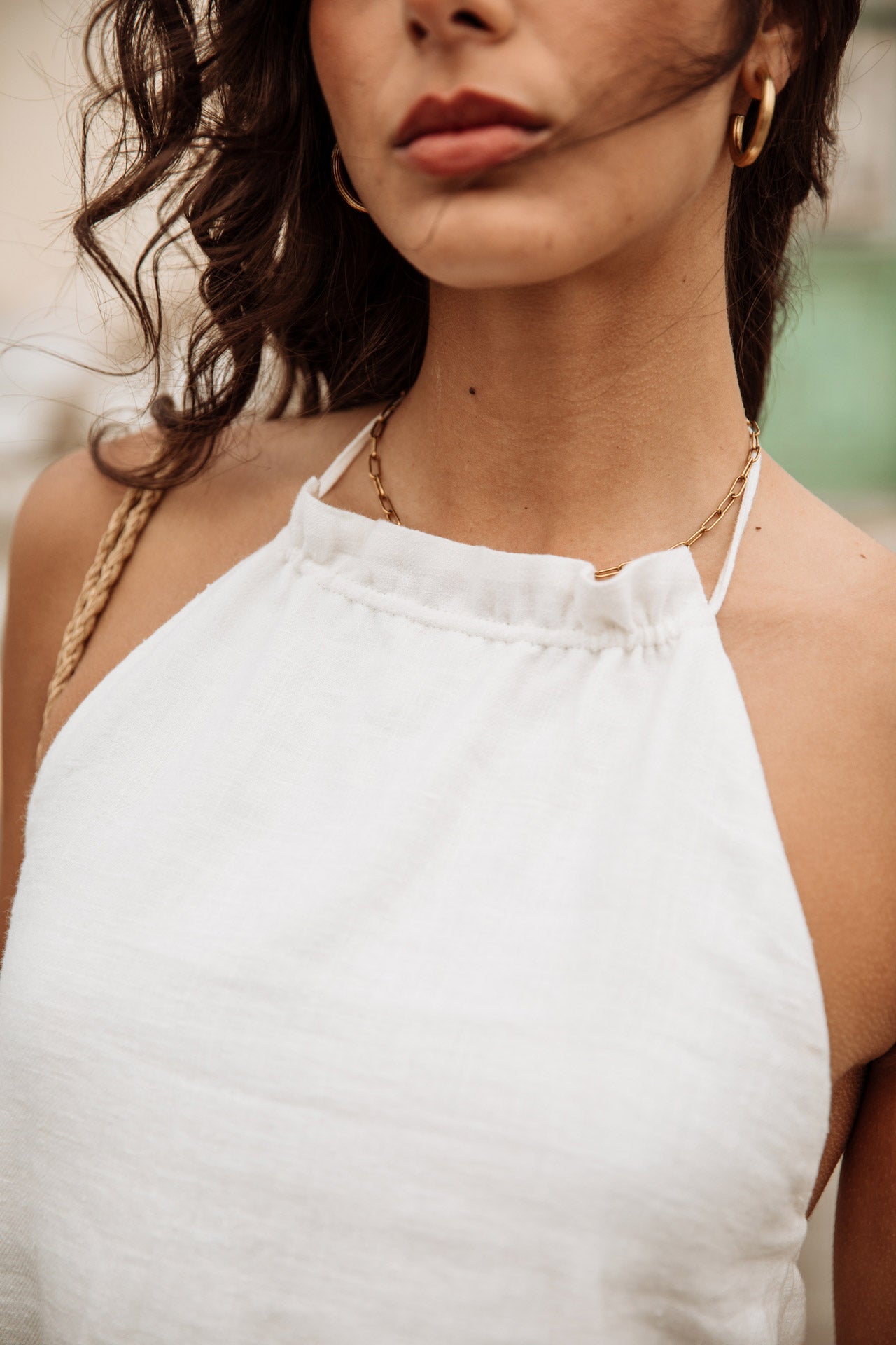 

Top dos nu Femme Louisa Natural egret | Freeman T. Porter