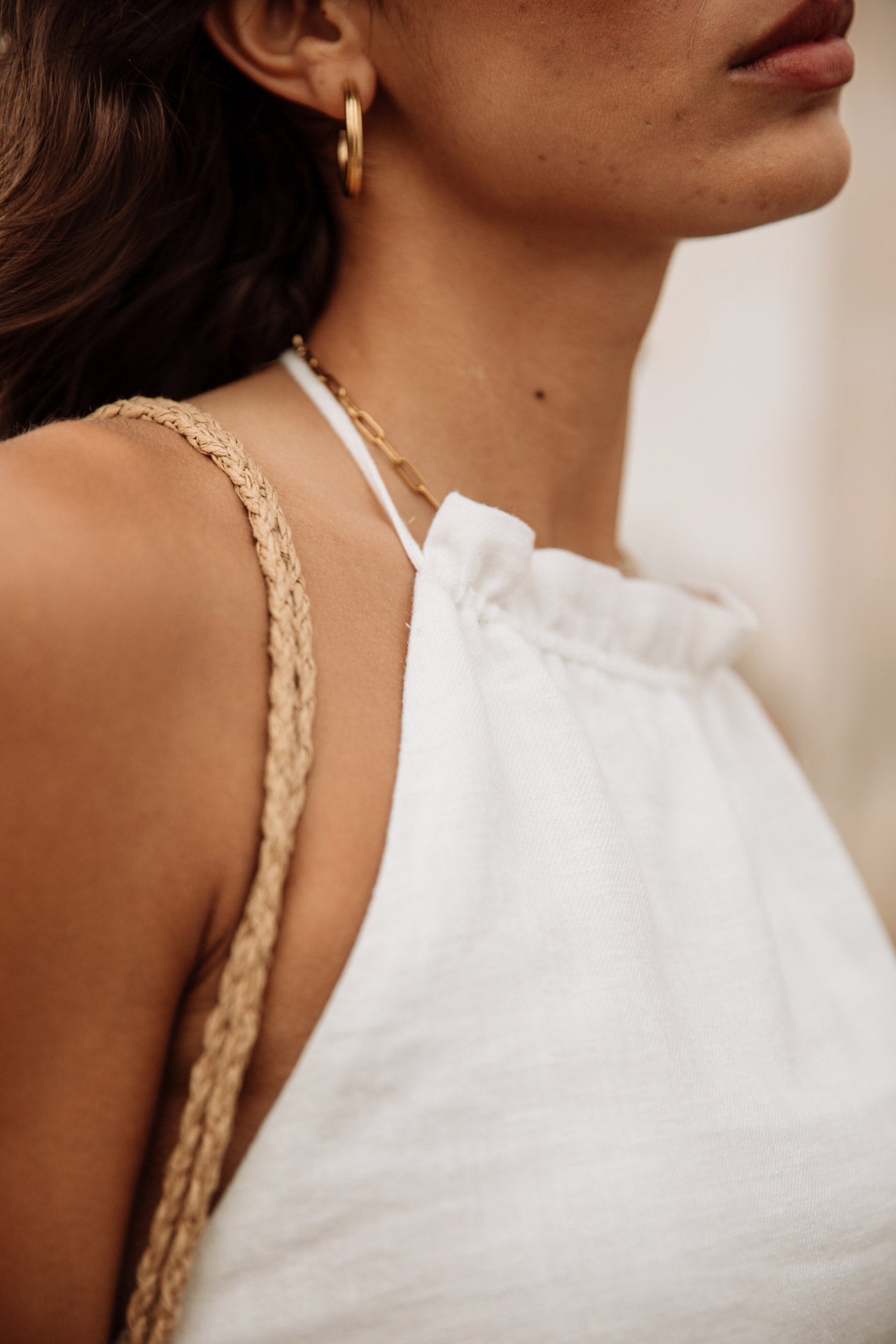

Top dos nu Femme Louisa Natural egret | Freeman T. Porter