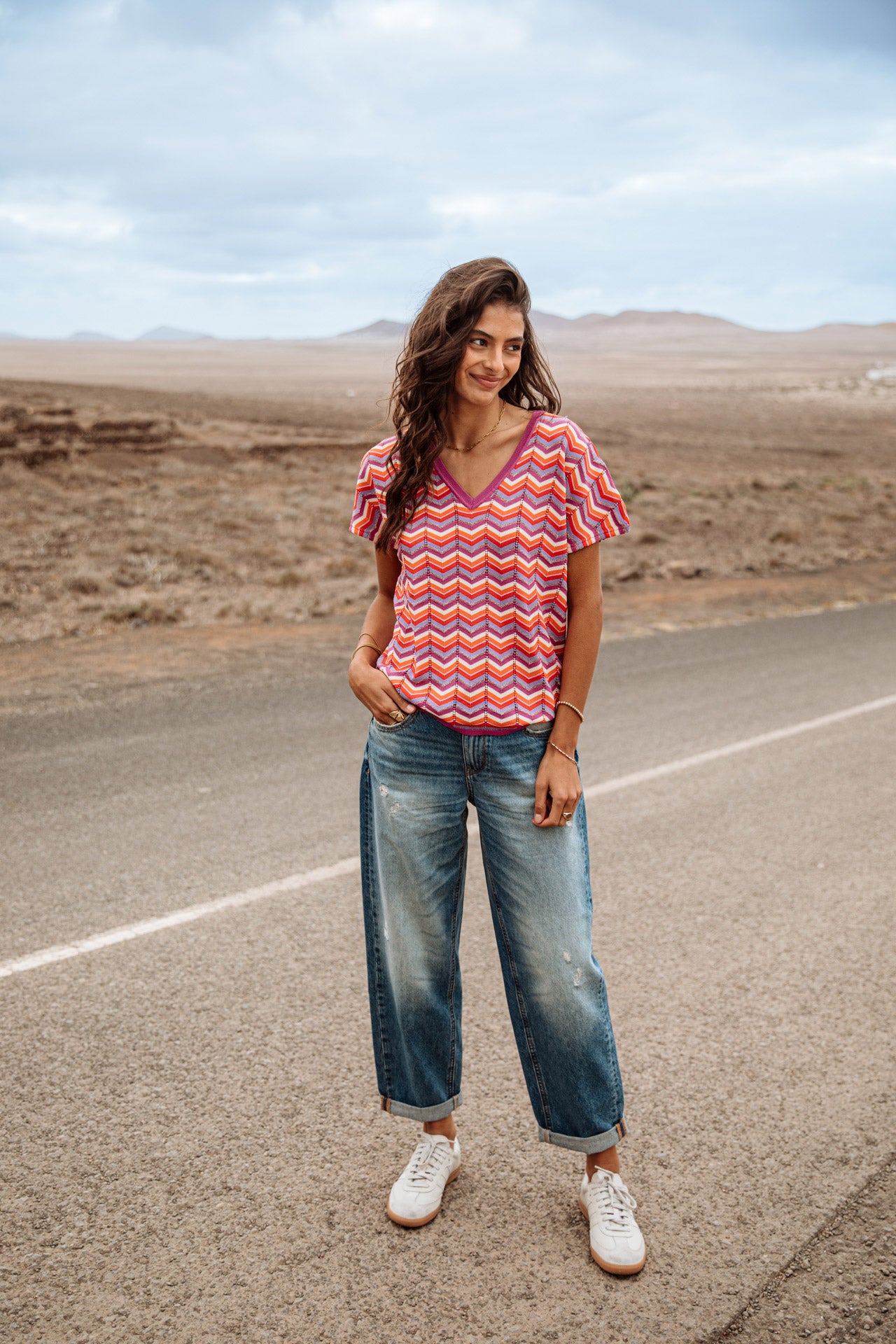 

Crochet T-shirt Woman Tanisse Waves original | Freeman T. Porter