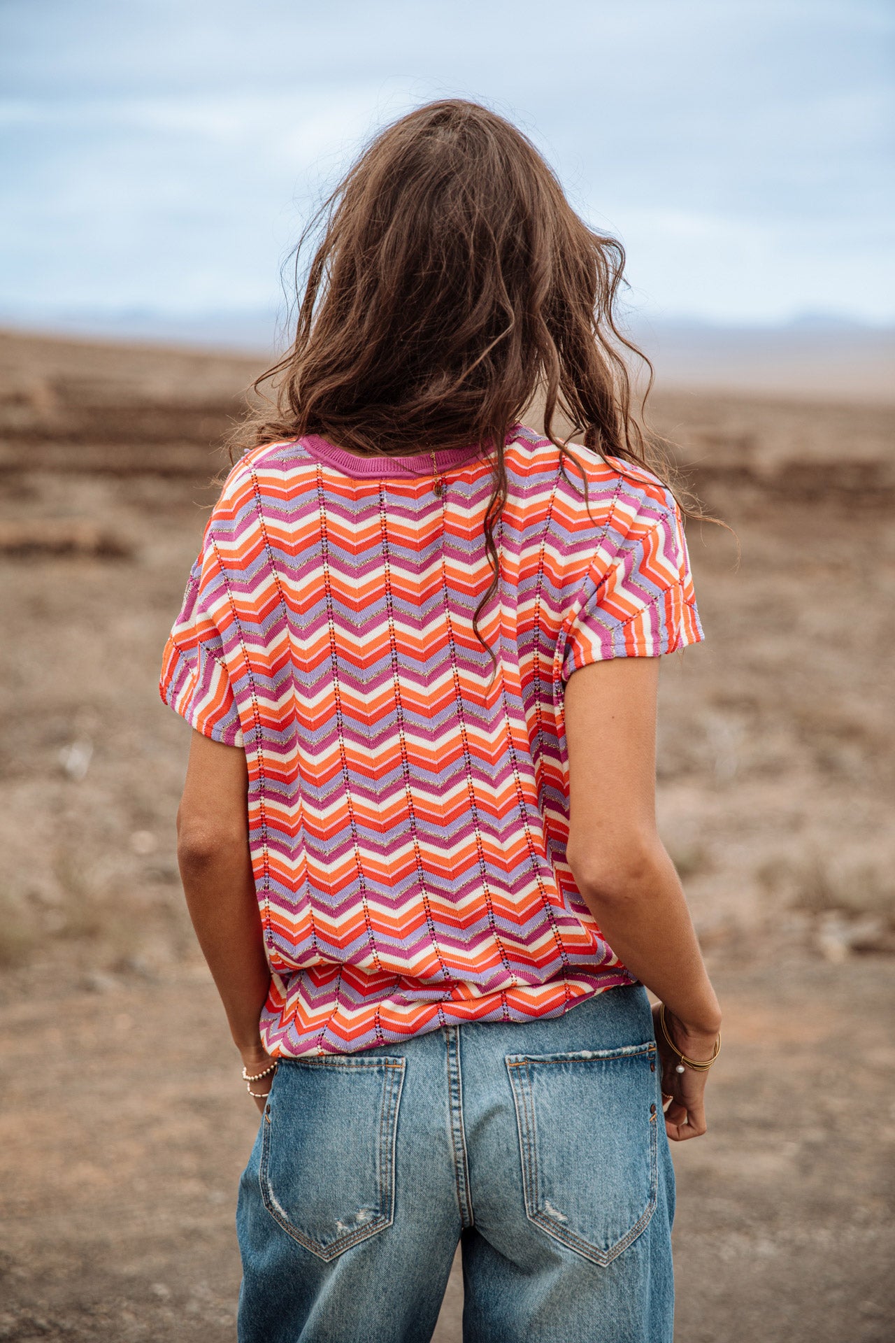 

Crochet T-shirt Woman Tanisse Waves original | Freeman T. Porter
