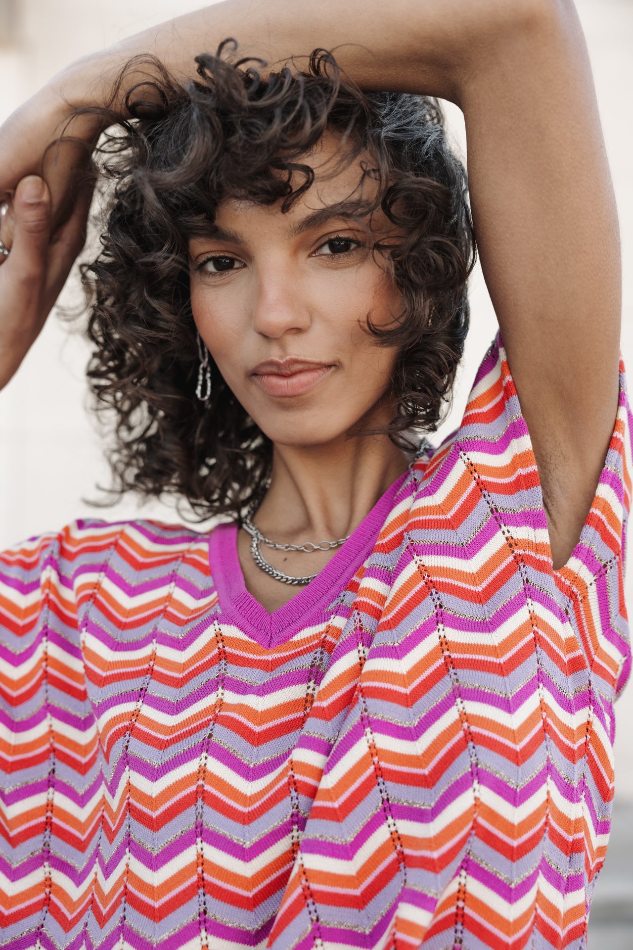 

T-shirt esprit crochet Femme Tanisse Waves original | Freeman T. Porter