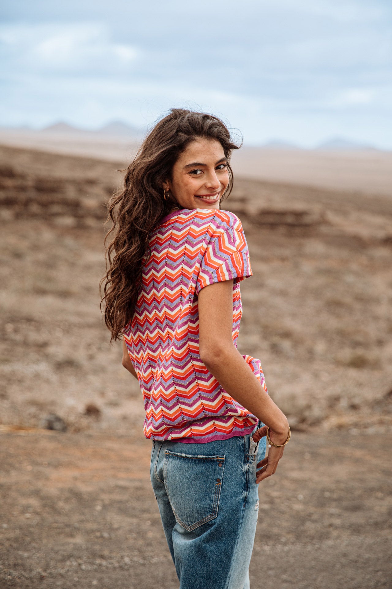 

Crochet T-shirt Woman Tanisse Waves original | Freeman T. Porter