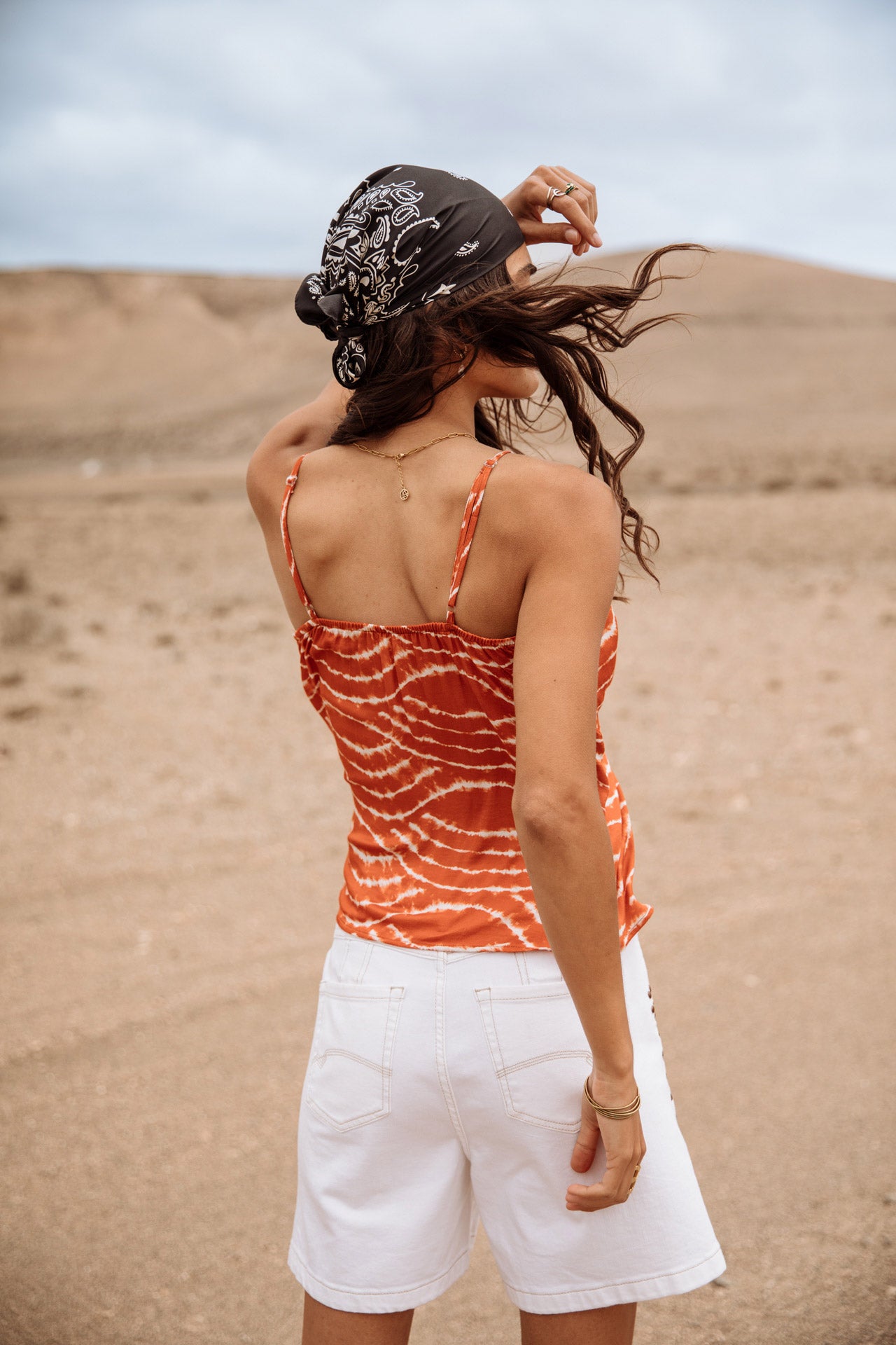 

Top efecto nudo Mujer Treem Deserty tigerly | Freeman T. Porter